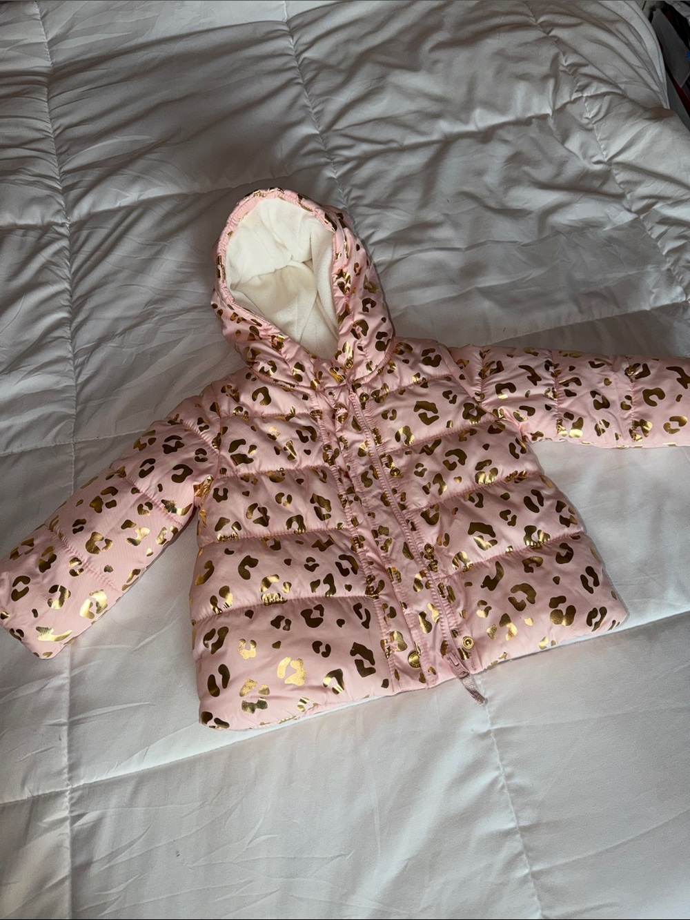 Carter's Pink Jacket with Gold Accents